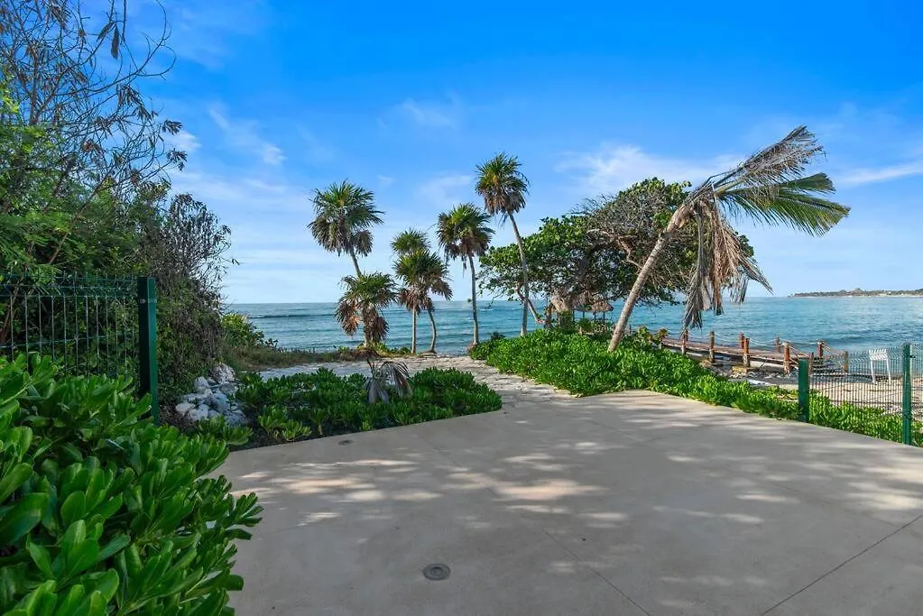Oceanfront Paradise In Akumal Beach Access Appartement
